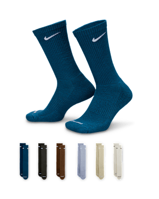 Unisex носки Nike Everyday Plus Cushioned Training Crew Socks (6 Pairs) для тренировок