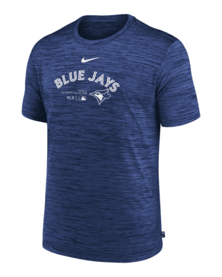 Мужская футболка Toronto Blue Jays Authentic Collection Practice Velocity Nike Dri-FIT MLB