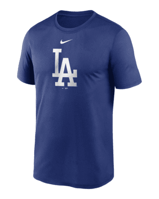 Men's Los Angeles Dodgers Nike White Large Logo Legend Performance T-Shirt