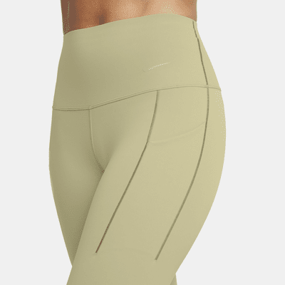 Leggings de 7/8 de tiro alto y sujeción media con bolsillos para mujer Nike Universa