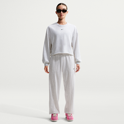 나이키 스포츠웨어 칠 테리 여성 오버사이즈 프렌치 테리 크루넥 스웻셔츠