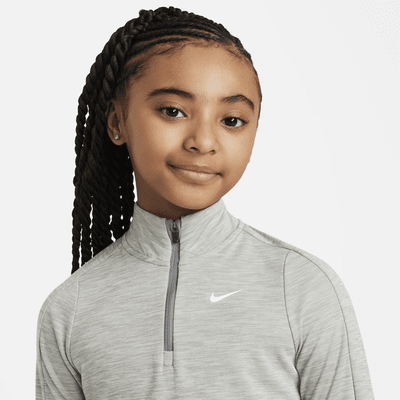 Haut à manches longues et demi-zip Nike Dri-FIT pour ado (fille)