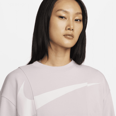 Nike Air Women's Over-Oversized Crew-Neck French Terry Sweatshirt