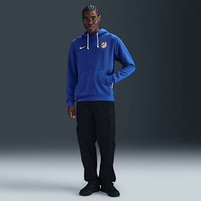 Atlético Madrid Standard Issue Men's Nike Dri-FIT Football Pullover Hoodie