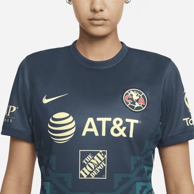 Nike U.S. 2021 Stadium Away Women's Soccer Jersey in Navy/Red, Size: Medium