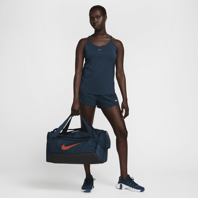 Nike One Dri-FIT damesshorts met halfhoge taille en binnenbroekje (8 cm)