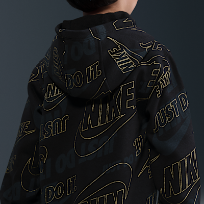 Todelt Nike Glow With Me-sæt i letvægtsfleece til mindre børn