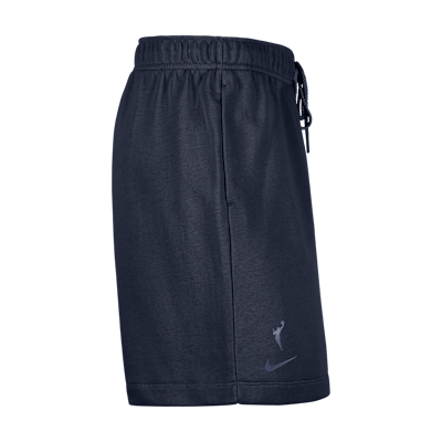 Shorts Nike de tejido Fleece de la WNBA de 15 cm para mujer Indiana Fever