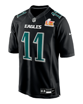 Мужские джерси A.J. Brown Philadelphia Eagles Super Bowl LIX Nike NFL Game Fashion Jersey