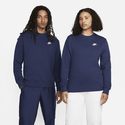 Nike navy hotsell blue crewneck