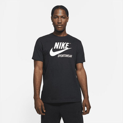 black nike mens t shirt