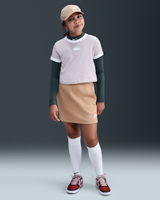 Детская юбка Nike Sportswear Club Big Kids' (Girls') French Terry Skirt