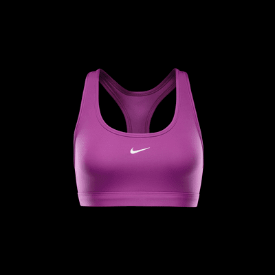 Bra deportivo sin almohadillas para mujer Nike Swoosh Light Support