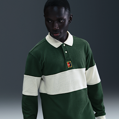 NikeCourt Heritage Men's Tennis Long-Sleeve Polo