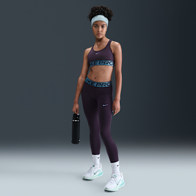 Nike Pro Swoosh Older Kids' Sports Bra with Shine Accents