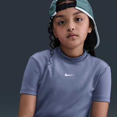 Nike Pro Dri-FIT-Kurzarmshirt (Mädchen)