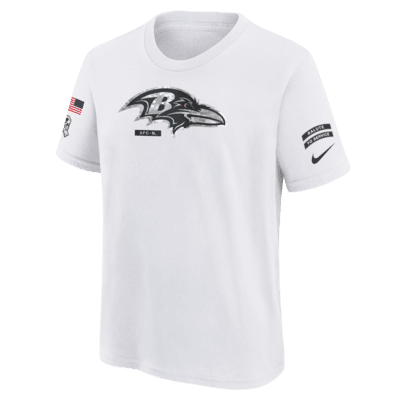 Playera Nike Dri-FIT de la NFL para niños talla grande Baltimore Ravens Salute to Service Primary Edge Legend