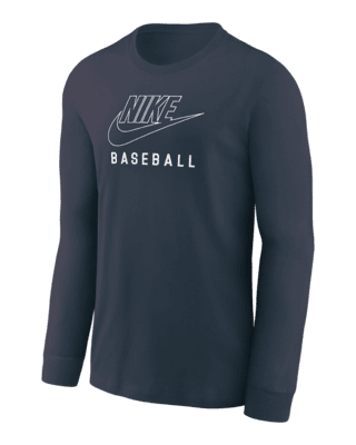 Подростковая футболка Nike Swoosh Big Kids' Baseball Long-Sleeve