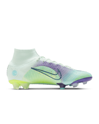 purple and green nike football boots