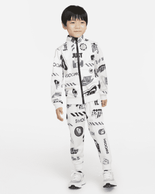 nike printed logo tracksuit