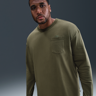 Nike Sportswear Premium Essentials Men's Long-Sleeve Pocket T-Shirt