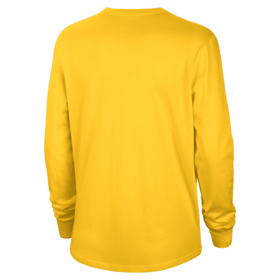 Michigan Women's Nike College Crew-Neck Long-Sleeve T-Shirt