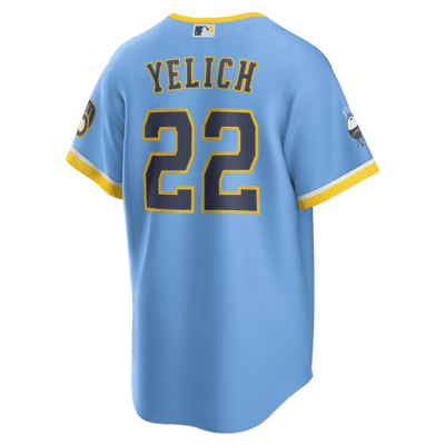 MLB Milwaukee Brewers City Connect (Christian Yelich) Women's Replica  Baseball Jersey