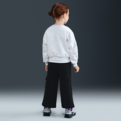 Nike Essentials Toddler Graphic Crew and Cargo Pants Set