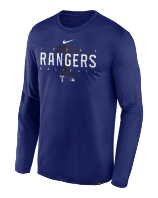 Men's Nike Royal Texas Rangers Pro Cool Performance T-Shirt, Size: XL