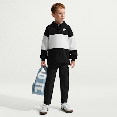 ナイキ クラブ リトルキッズ フレンチテリー ロングスリーブ ラグビーポロ