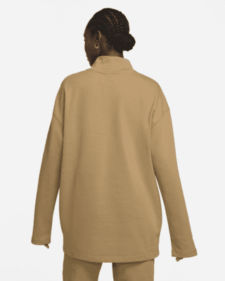 funnel fleece sweatshirt