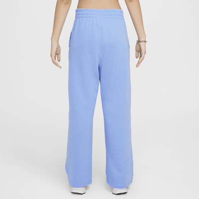 Nike Sportswear Club Fleece Girls' Wide-Leg Pants