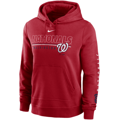 Sudadera con gorro sin cierre para mujer Nike Outline Club (MLB Washington Nationals)