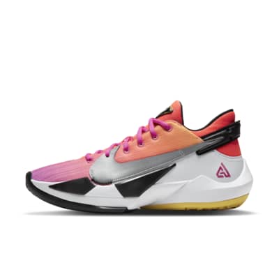 nike zoom basketball shoes pink