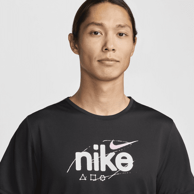 ナイキ Dri-FIT マイラー D.Y.E. メンズ ショートスリーブ ランニングトップ