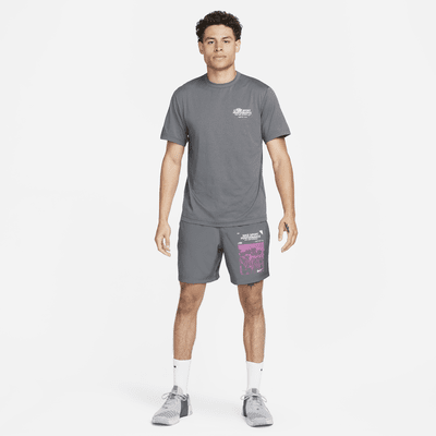 Haut à manches courtes anti-UV Dri-FIT Nike Hyverse pour homme