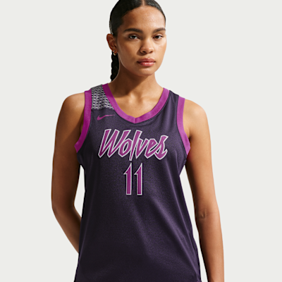 Naz Reid Minnesota Timberwolves City Edition Men's Nike NBA Swingman Jersey