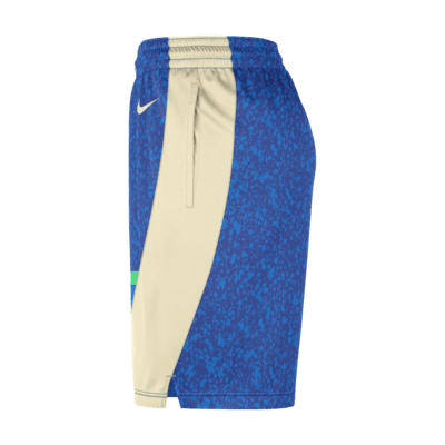 Ανδρικό σορτς Nike Dri-FIT NBA Swingman Μιλγουόκι Μπακς 2023/24 City Edition