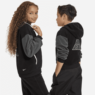 Nike ACG Icon Fleece Polartec® "Wolf Tree" Big Kids' Oversized Hoodie