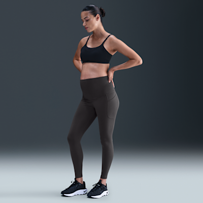 Nike (M) One Women's High-Waisted 7/8 Leggings with Pockets (Maternity)
