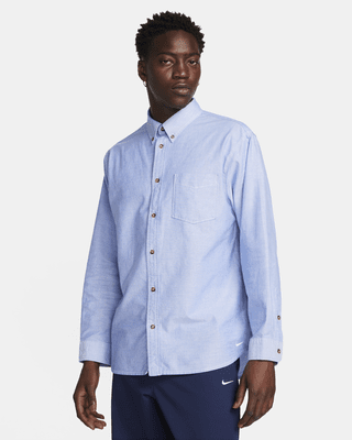 Мужские  Nike Life Long-Sleeve Oxford Button-Down Shirt