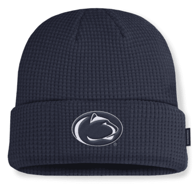 Gorro con dobladillo universitario Nike para hombre Penn State Nittany Lions Sideline Terra