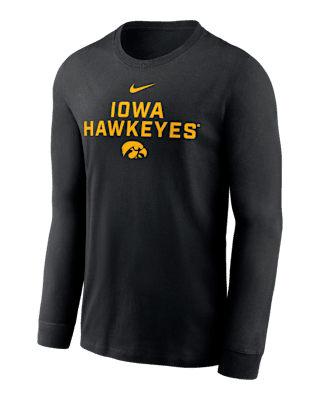 Мужская футболка Iowa Sideline Nike Dri-FIT College Long-Sleeve