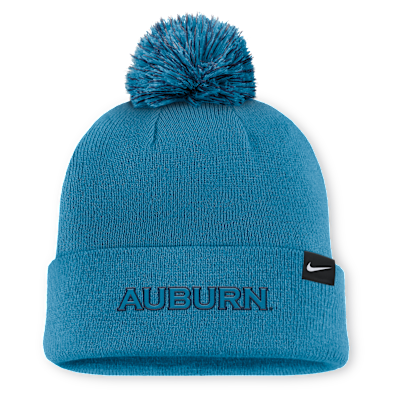 Auburn Primetime Campus Toned Men's Nike College Cuffed Pom Beanie