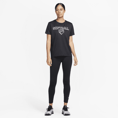 Playera de softball para mujer Nike Dri-FIT