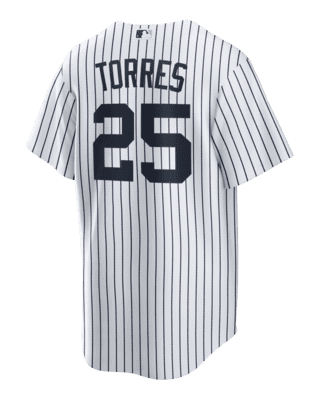Men's Nike Gleyber Torres Navy New York Yankees Name & Number T-Shirt