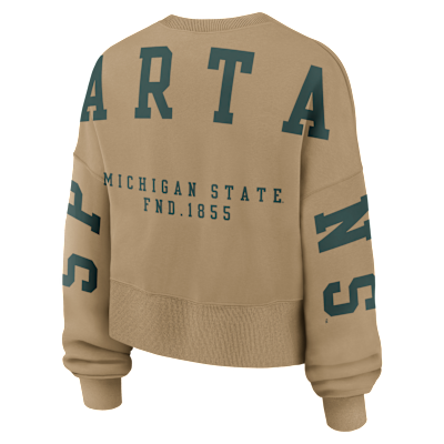 Michigan State Phoenix 2-Hit Women's Nike College Pullover Crew