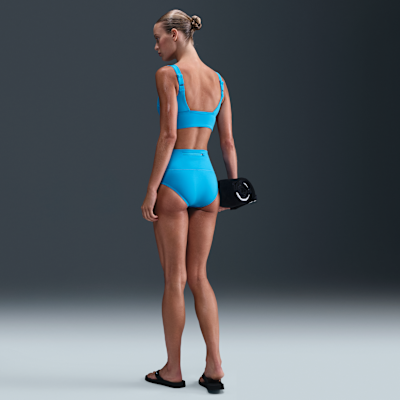 Prenda para la parte superior de Midkini de cuello redondo para mujer Nike Essential