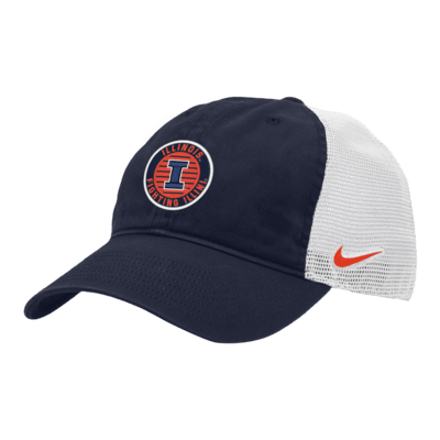 Gorra de rejilla universitaria Nike Illinois Heritage86