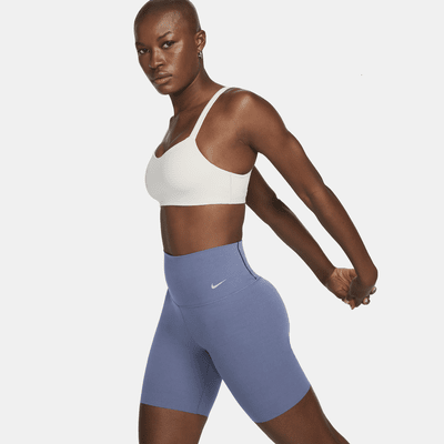 Shorts de ciclista de cintura alta de 20 cm con soporte suave para mujer Nike Zenvy